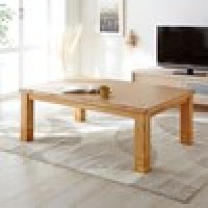 タモ材の2段階調整継脚こたつテーブルの商品写真