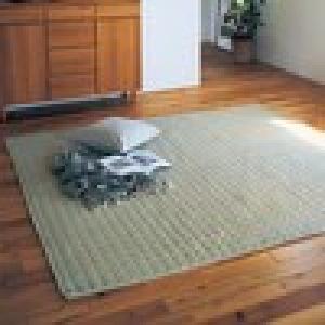 インド綿のしゃりっとワッフルキルトラグの商品写真