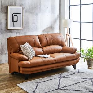 本革のポケットコイル入りハイバックソファー <2人掛け/2.5人掛け/3人掛け>の商品写真