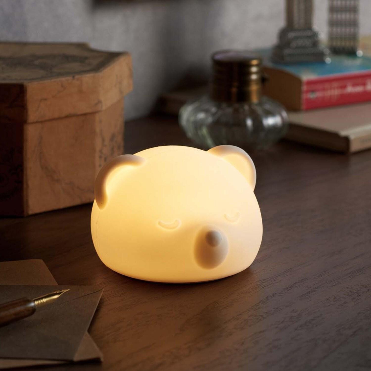 ぷにぷにクマさんライト 【メガネ置きにも/読書灯や授乳ライトにも】の商品写真