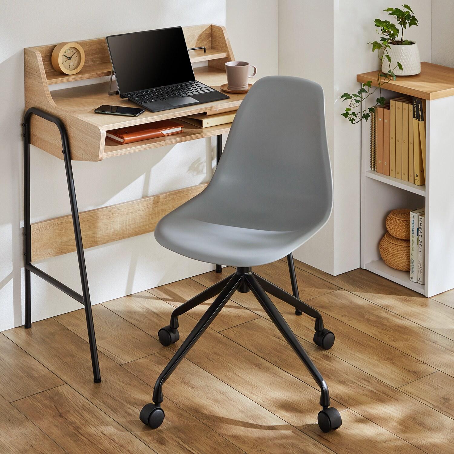 北欧調シェル型デスクチェアの商品写真