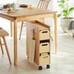 ダイニング下スリムワゴンの商品写真