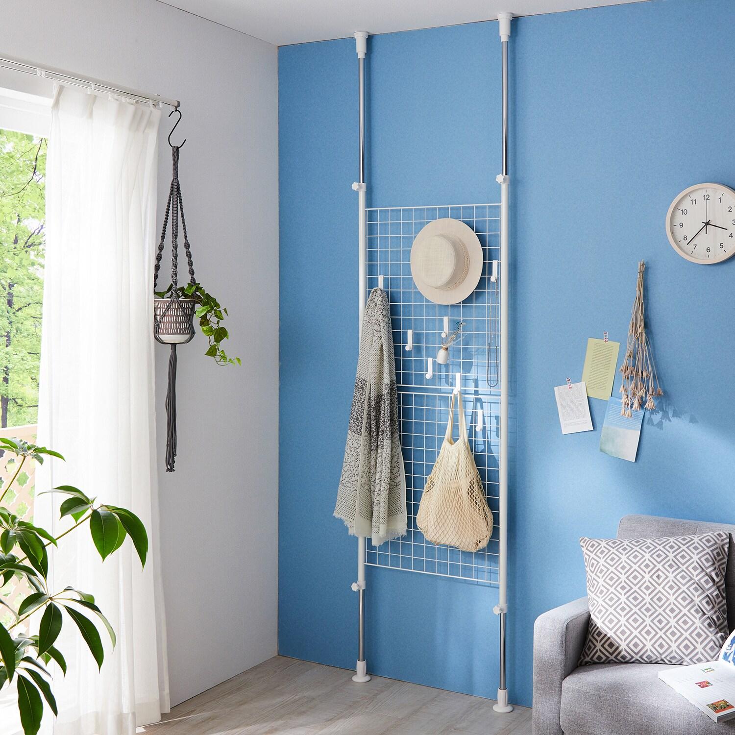 フック付き突っ張りパーティションの商品写真