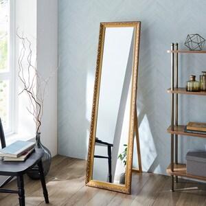 アンティーク調スタンドミラーの商品写真
