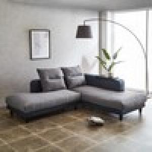 サイドテーブル&クッション付きカウチソファーの商品写真