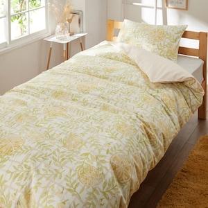 綿素材を使ったレモン柄の布団カバーセット(2点)[日本製]の商品写真