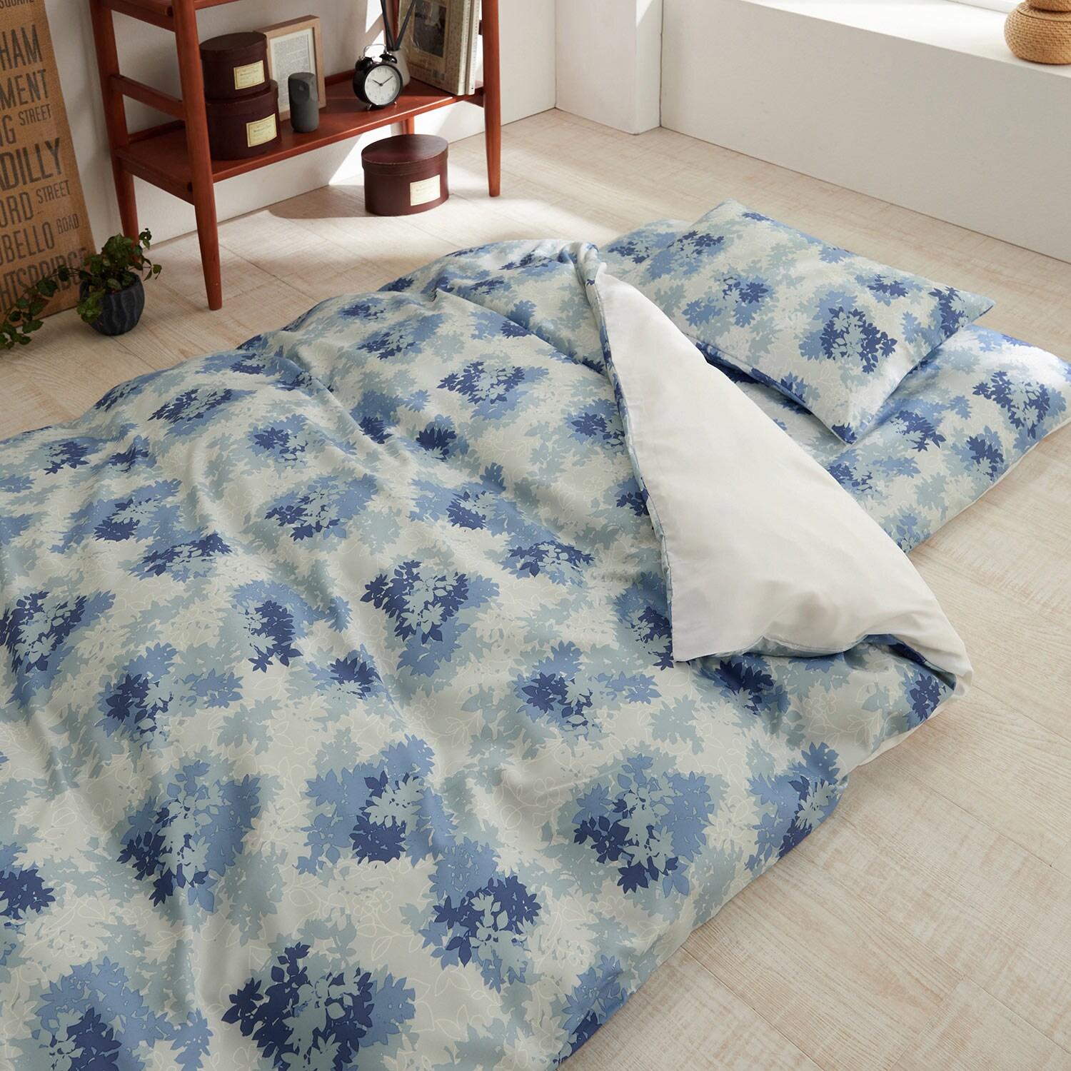 リーフ柄の布団カバーセット <3点セット>の商品写真