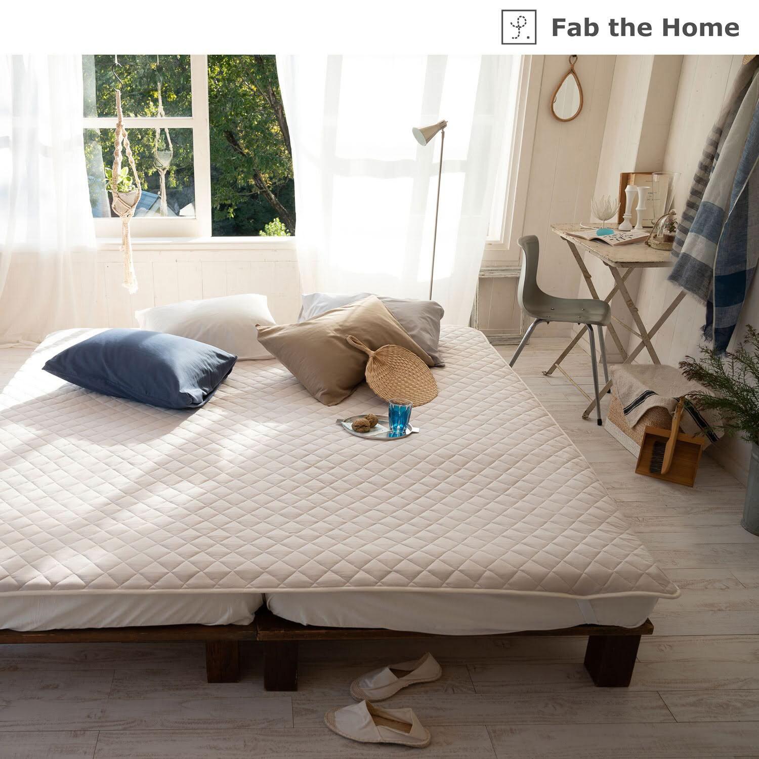 綿素材を使ったなめらかニットの敷きパッドの商品写真