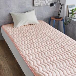 抗菌防臭防ダニわたを使った綿混ニット素材の敷きパッドの商品写真