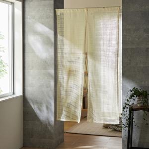 ざっくり編みのナチュラルのれん【日本製】の商品写真