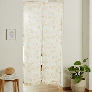 リネンコットンののれん「ミッキーモチーフ」の商品写真