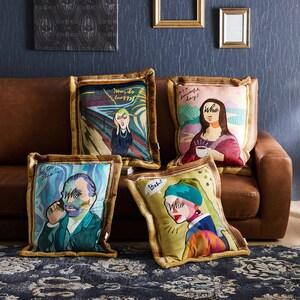 有名絵画のようなアートクッションの商品写真