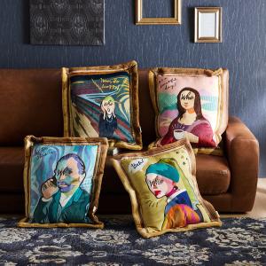 有名絵画のようなアートクッションの商品写真