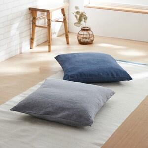 綿麻楊柳素材の座布団カバーの商品写真