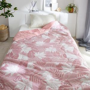 トロピカル柄の冷感リバーシブル肌掛け布団の商品写真