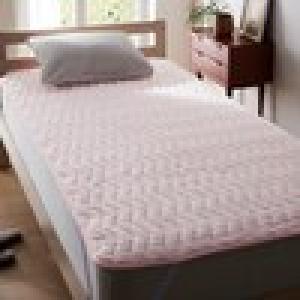 抗菌防臭防ダニわたを使った綿混パイルの敷きパッドの商品写真