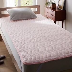 抗菌防臭防ダニわたを使った綿混パイルの敷きパッドの商品写真
