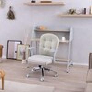 女性におすすめ!ふんわりした座り心地のアーム付きデスクチェアの商品写真