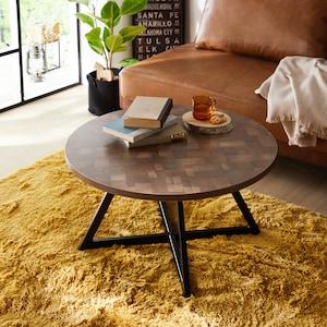 円形のリビングテーブルの商品写真