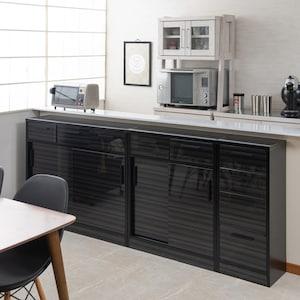 ハイグロス薄型カウンター下収納キャビネットの商品写真