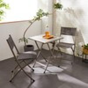 軽量ガーデンテーブル3点セットの商品写真