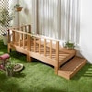 耐久性に優れた人工木ウッドデッキの商品写真