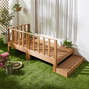 耐久性に優れた人工木ウッドデッキの商品写真