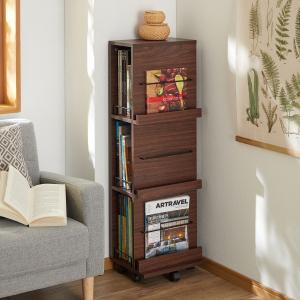キャスター付き回転ブックラックの商品写真