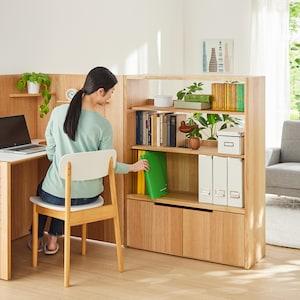 空間を仕切られるデスクシリーズParsonal・シェルフの商品写真