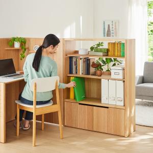 空間を仕切られるデスクシリーズParsonal・シェルフの商品写真