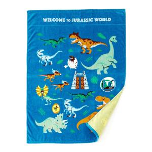綿素材を使ったお昼寝ケット「ジュラシックワールド」の商品写真