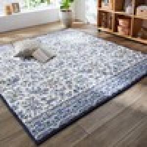 綿麻素材を使った2重ガーゼのキルトラグの商品写真