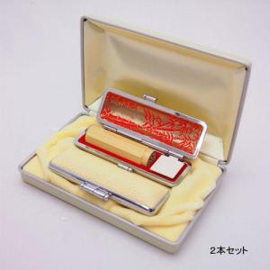 風水八角本柘印鑑(実印・銀行印)<印鑑ケース付き>の商品写真