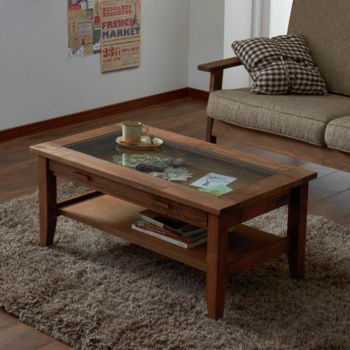 アンティーク調コレクションリビングローテーブルの商品写真