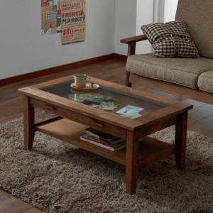 アンティーク調コレクションリビングローテーブルの商品写真