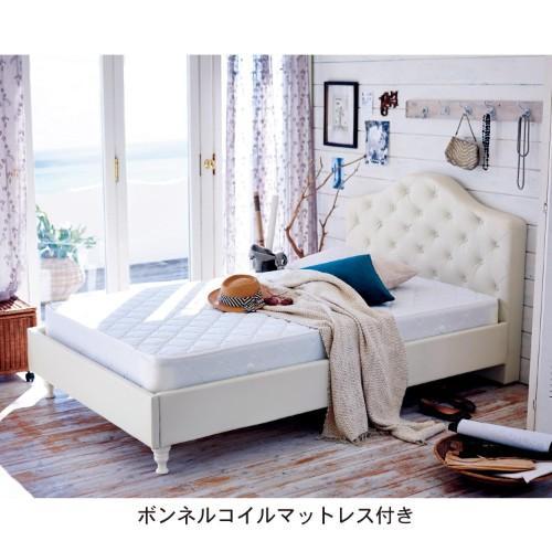 選べるマットレス付きハイバックすのこベッド<シングル/セミダブル/ダブル>の商品写真