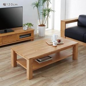 オーク材のソファーテーブルの商品写真
