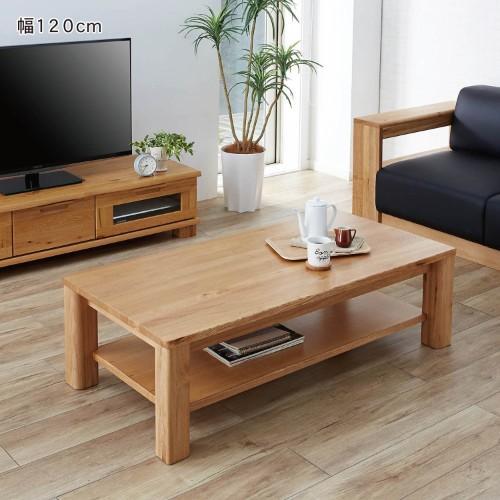 オーク材のソファーテーブルの商品写真
