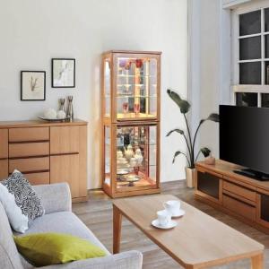 オーク材のLEDライト付きコレクションボードの商品写真