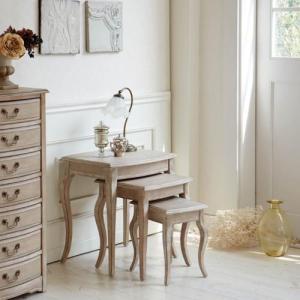 フレンチアンティーク調ネストテーブルの商品写真