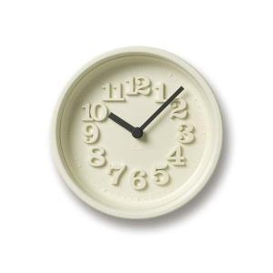 置き型時計 小さな時計 ＬＥＭＮＯＳ アイボリーの商品写真