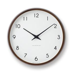 壁掛け時計 カンパーニュ 電波クロック ＬＥＭＮＯＳ ブラウンの商品写真
