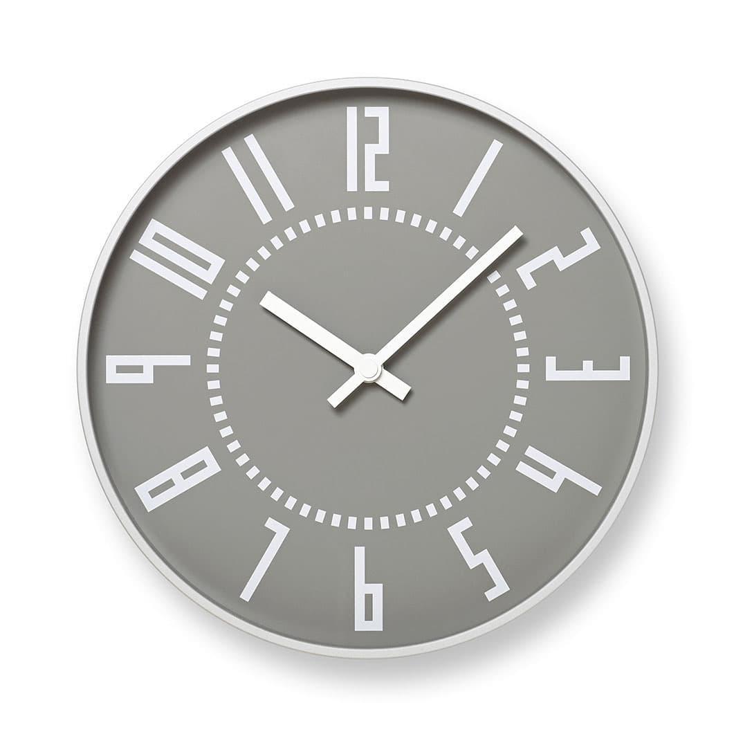 Eki Wall Clock Sapporo グレーの商品写真