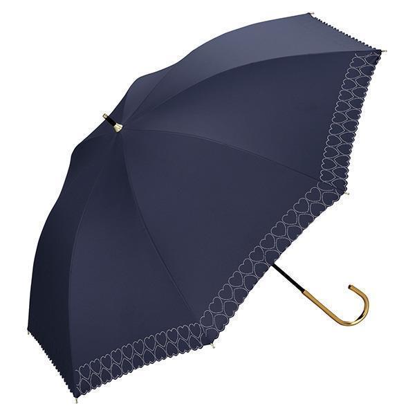 晴雨兼用長傘 遮光ハートヒートカットの商品写真