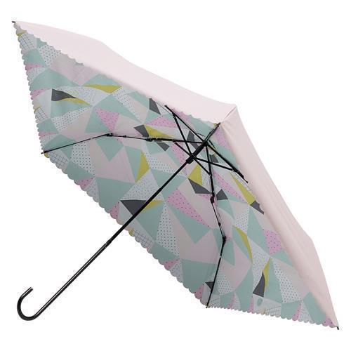 晴雨兼用 折りたたみ傘 ペールピンク ビューティーシールドの商品写真