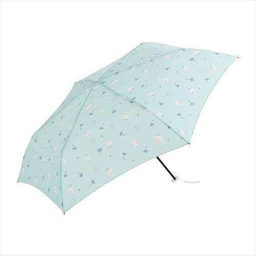 折りたたみ傘 文鳥 スレンダー ミニ ミントグリーンの商品写真