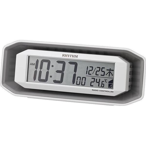 大音量めざまし時計 フィットウェーブバトル ２２０ ホワイト リズムの商品写真