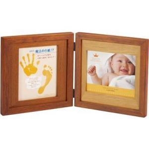 ベビー手形フレーム ブラウン フォトフレーム ２Ｌ判サイズの商品写真