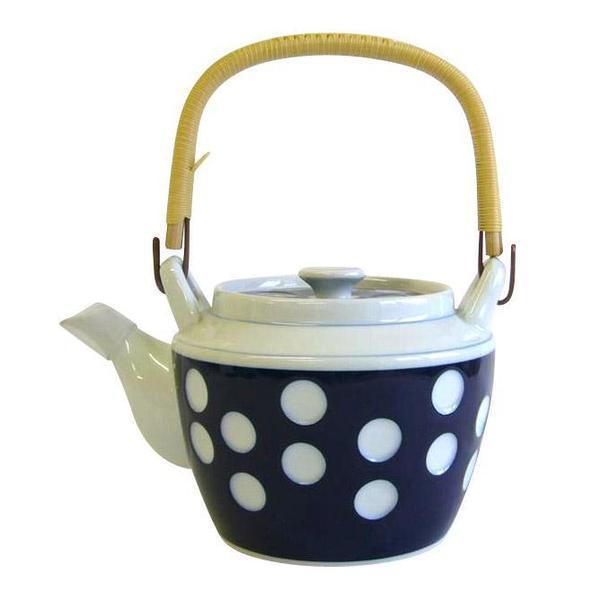 ６号土瓶 水玉の商品写真