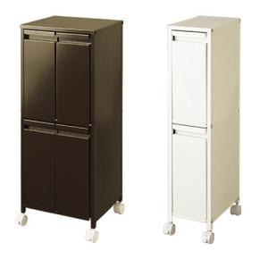 分別ダストワゴン<2分別/4分別> 【キッチンゴミ箱】